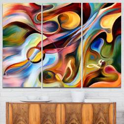 Design Art "Music beyond the Frames" Music Canvas Print 36x28 Wall Decor