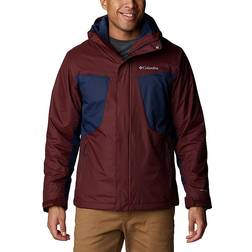 Columbia Men's Tunnel Falls Interchange Jacket - Elderberry/Collegiate Navy