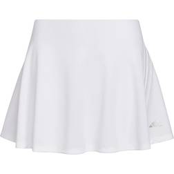 adidas Girl's 3-Stripe Classic Active Sporty Skirt - White (AX4499-W01)