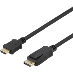 Deltaco HDMI - DisplayPort M-M 10m