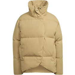 Adidas Women Sportswear Big Baffle Down Jacket - Golden Beige