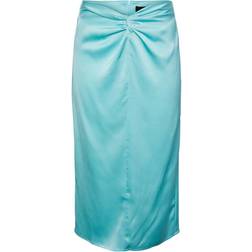 Pieces Pcmarly Midi Skirt - Ice Green