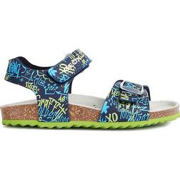 Geox Boy's Ghita - Navy/Lime