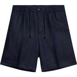 J.Lindeberg Baron Tencel/Linen Shorts - Navy