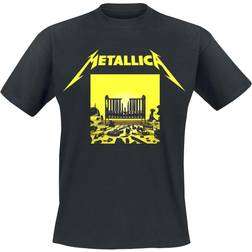 Metallica Camiseta de Manga Corta Squared Cover Unisex Black