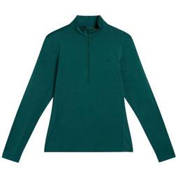 J.Lindeberg Luke Half Zip Herre Pullover - Rain Forest Melange