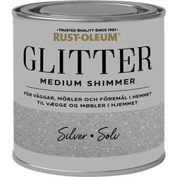 Rustoleum Glitter Medium Shimmer Sølv 0.25L