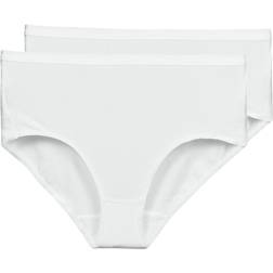 Playtex Organic Cotton Midi Briefs 2-pack - White