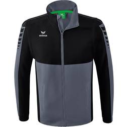 Erima Unisex Six Wings Jacket - Slate Grey/Black