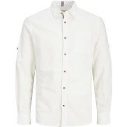 Jack & Jones Summer Detail Shirt - Cloud Dancer