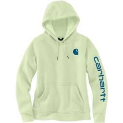 Carhartt Women's Clarksburg Graphic Sleeve Pullover Sweatshirt - Hint Of Lime