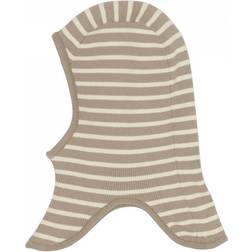 Flöss Flye Striped Elephant Beanie - Oat