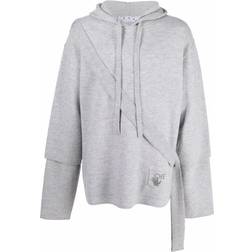 Off-White Easybreezy Logo Patch Hoodie - Medium Grey
