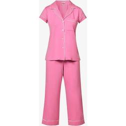 eberjey Gisele Short Sleeve Crop Pajama Set