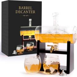 Flybold Decanter Set Whiskey Carafe 4