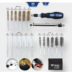 Brilliant Tools BT103000 Kit de brosses de nettoyage 20 pcs