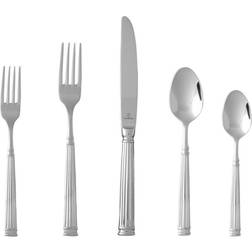 Fortessa Doria 18/10 Steel Flatware, 5 Place Service Cutlery Set 20