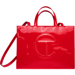 Telfar Medium Shopping Bag - Red Patent