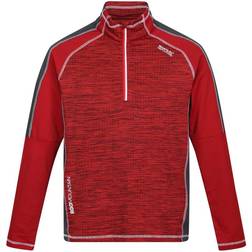 Regatta Hepley Half Zip Lightweight Fleece - Chinese Red/Dark Red