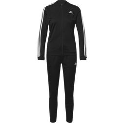 Adidas Essentials 3-Stripes Tracksuit - Black