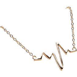 By Sofia Wistam Heartbeat Necklace - Gold