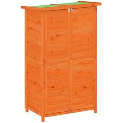 vidaXL Garden Tool Shed Brown 32.7 x 22.4 x 55.1 in (Building Area )