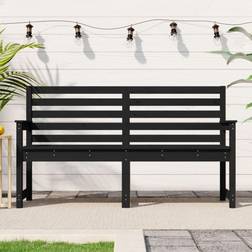vidaXL 159,5x48x91,5 massivt Havebænk