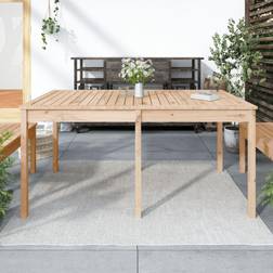 vidaXL Tuintafel 159,5 x 82,5 x 76 cm Massief Grenenhout