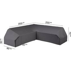 Aerocover Loungeset Plattformbezug 255x255x90xH30/45/70