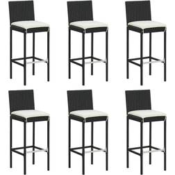 vidaXL Tabourets de Bar Avec Coussins Lot de 6