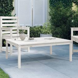 vidaXL Havebord 121x82,5x45 massivt fyrretræ