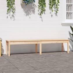 vidaXL natural pine, 203.5 Garden Bench