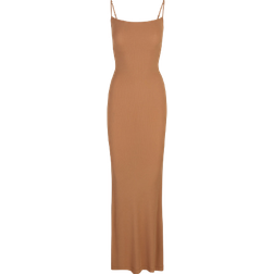 SKIMS Soft Lounge Long Slip Dress - Camel