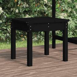 vidaXL black pine Garden Bench