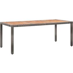 vidaXL Havebord polyrattan