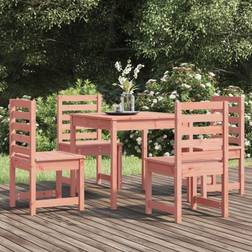 vidaXL natural douglas Garden Patio Dining Set, 1 Table incl. 4 Chairs
