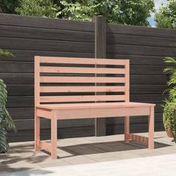 vidaXL Panca 109 cm in Legno Massello di Douglas - Marrone Panchina da Giardino