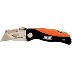 Bessey Folding Utility With Extra Compartment Handle Snap-off Blade Knife