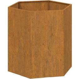 vidaXL Fioriera Ruggine 40x40x45 cm Acciaio Corten - Marrone