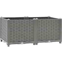 vidaXL Højbed 80x40x38 polypropylen Højbed