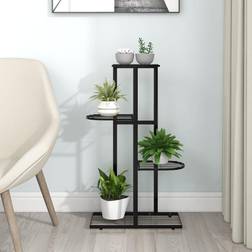 vidaXL blomsterstativ i 4 niveauer metal Plantekasse