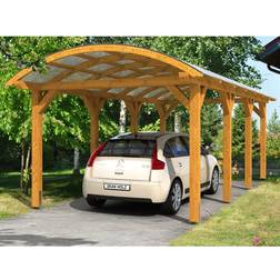 HOLZ Bogendach-Carport Franken (Gebäudefläche )