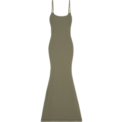 SKIMS Soft Lounge Long Slip Dress - Green