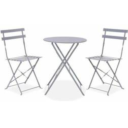 BigBuy Home Bordsgrupp 2 stolar Matbord