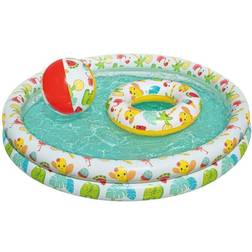 Bestway Planschbecken-Set Wasserfreunde Ø 122 x 20 cm