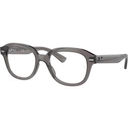 Ray-Ban ERIK Monture Gris foncé opalescent Verres Incolore polarisé 49-19