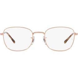 Ray-Ban RB6497 Monture Or Rose Verres Incolore polarisé 51-20