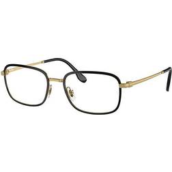 Ray-Ban Rb6495 Gold Fassung Klar Glas Polarisiert 54-19 Gold 54-19