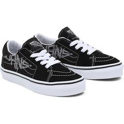 Vans Textilskor Sk8-Low VN0A7Q5LN421 Logo Black/Grey Svart