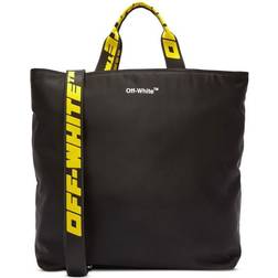 Off-White Nylon Hardcore Tote Bag with Logoed Handles - Unica